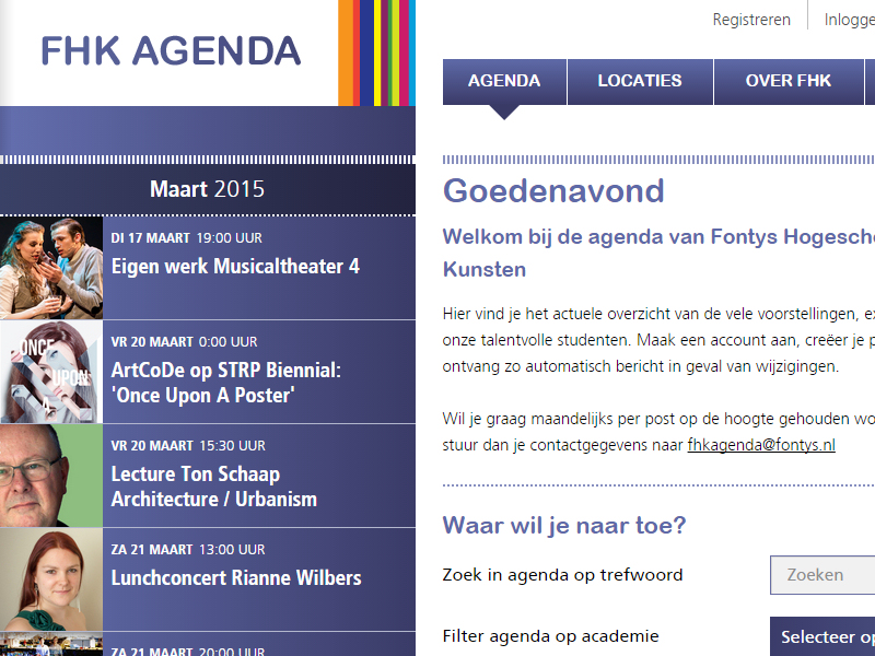 Fontys FHK Agenda